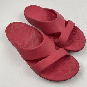 Aetrex Lynco Bali Slide Sandals  Woman’s 10 Pink Lightweight Comfort